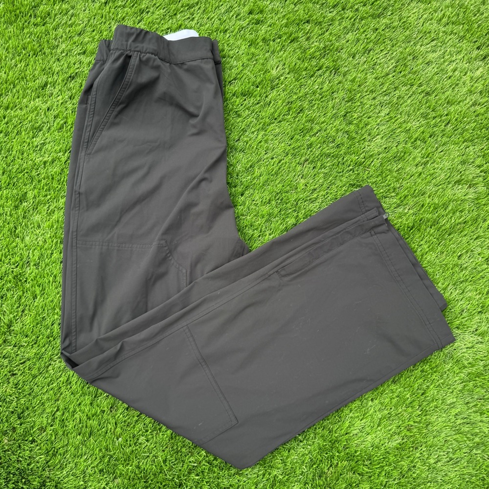 Alo Yoga Flip It Trouser Womens S Black Straight Leg Pants W51261R Zip